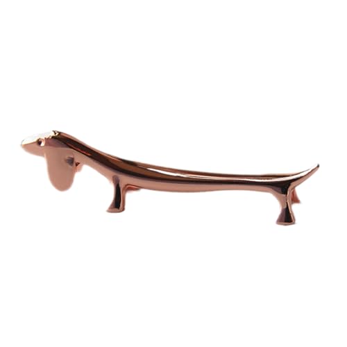 Edelstahl -Stäbchen -Essstäbchen Ruhe, dekorative Hundeform Utensil Ruhe - Messer Ruhe und Essstäbchenhalter Löffel Rack, Abendessen des Essstäbchenhalters für Home Room Hotel von JPSDOWS