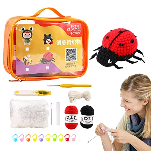 JPSDOWS Wobbles Häkeltier-Set - Animal Häkelset für Anfänger,Strickset mit Easy Peasy-Garn, Tierprojekten für Anfänger, Video-Tutorials JPSDOWS Wobbles Häkeltier-Set - Animal Häkelset für Anfänger,Strickset mit Easy Peasy-Garn, Tierprojekten für Anfänger, Video-Tutorials von JPSDOWS