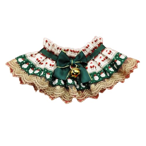 Weihnachts-Hundehalstücher,Hundehalstücher Weihnachten | Weiche, verstellbare Hundehalstücher, weihnachtliche Hundelätzchen,Niedliches Haustierzubehör aus Spitze, wendbar, atmungsaktiv, Haustierschal Weihnachts-Hundehalstücher,Hundehalstücher Weihnachten | Weiche, verstellbare Hundehalstücher, weihnachtliche Hundelätzchen,Niedliches Haustierzubehör aus Spitze, wendbar, atmungsaktiv, Haustierschal von JPSDOWS
