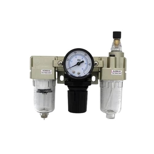 1 Stück AC5000-06 Luftfilter + Druckregelventil + Öler-Kombination, AF5000-06, AR5000-06, AL5000-06 von JPVLCNDJ