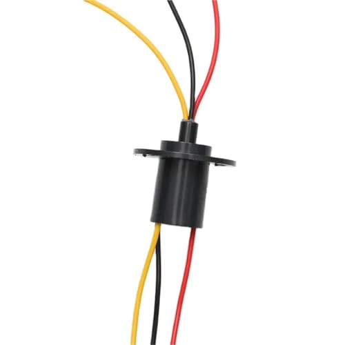 1 stück 2-12 Kanal Drehbarer Esstisch-Schleifring Stromschleifring Elektrische Kollektorringe Verbindungsstecker for Windturbinenlampe(Dia 22mm 3CH 15A) von JPVLCNDJ