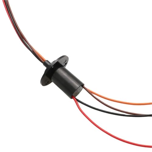 1 stück 2-12 Kanal Drehbarer Esstisch-Schleifring Stromschleifring Elektrische Kollektorringe Verbindungsstecker for Windturbinenlampe(Dia 22mm 4CH 15A) von JPVLCNDJ