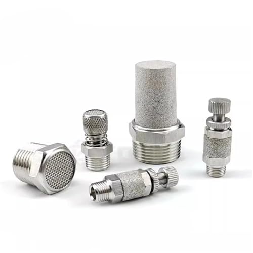 1 stück 304 Edelstahl Pneumatische Verbindung Außengewinde 1/8 1/4 Schalldämpfer Magnetventil Filter Einstellbare Auspuff Flache Kopf Pagode(Pagoda regulation 03) von JPVLCNDJ