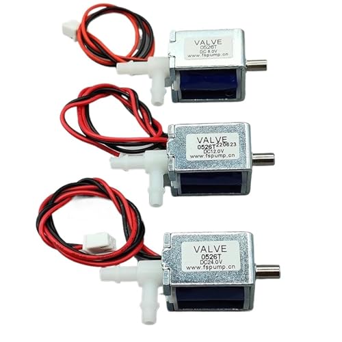 1 stück 6 V 12 V 24 V 2-Position 3-Wege Micro Mini Elektrisches Magnetventil Luftgasstromregelventil Entmutigt Abgaspumpenventil(DC 24.0V) von JPVLCNDJ