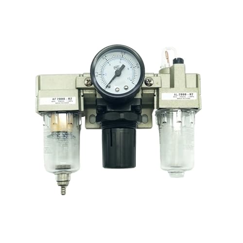 1 stück AC2000-02 1/4 "Druckregler Manometer Luftkompressor Filter Öl Feuchtigkeitsabscheider for Wasserfilter Luftentfeuchter(AC2000-02) von JPVLCNDJ