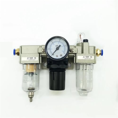1 stück AC2000-02 1/4 "Druckregler Manometer Luftkompressor Filter Öl Feuchtigkeitsabscheider for Wasserfilter Luftentfeuchter(With 4mm fitting) von JPVLCNDJ