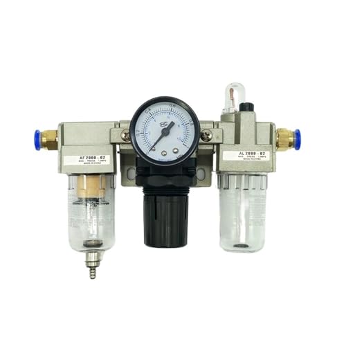 1 stück AC2000-02 1/4 "Druckregler Manometer Luftkompressor Filter Öl Feuchtigkeitsabscheider for Wasserfilter Luftentfeuchter(With 8mm fitting) von JPVLCNDJ