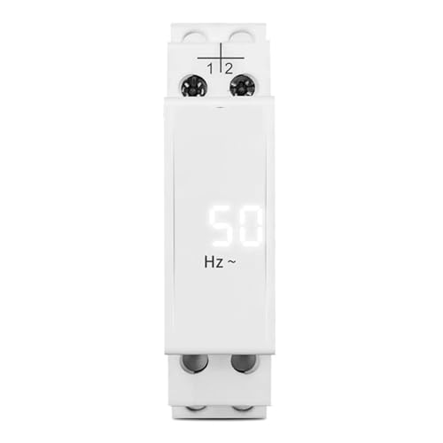 1 stück Din-schiene Einphasig frequenzmesser Wechselstrom 0-99Hz Mini Modularanzeige LED Digitalanzeige 110 V 230 V(Not Transparent) von JPVLCNDJ