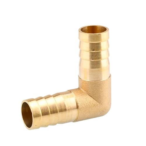 10 stücke Stecker Kupfer Pagode Luft Kraftstoff Wasser Rohr Messing Barb Rohr Fitting Stacheldraht Joint Koppler Adapter for 4mm 5 6 8 10 12(Elbow,8mm (10pcs)) von JPVLCNDJ
