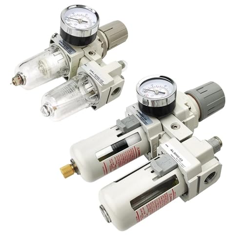 1pc AC2010-02 AC3010-03 AC4010-04D Pneumatische Druckregler Öl Wasser Separator Manuelle Entwässerung Kompressor Luftfilter Feuchtigkeit(AC4010-04D PC6-04,Copper Filter) von JPVLCNDJ