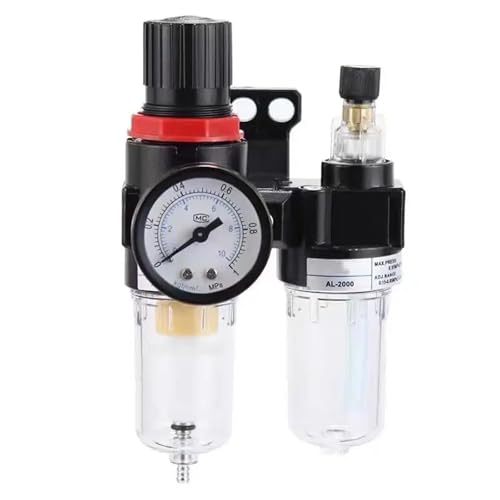 1pc AFC2000 G1/4 Luftkompressor Öl- und Wasserabscheider Luftfilter wird verwendet, um den Druck zu reduzieren Ventil AFR2000 + AL2000 von JPVLCNDJ