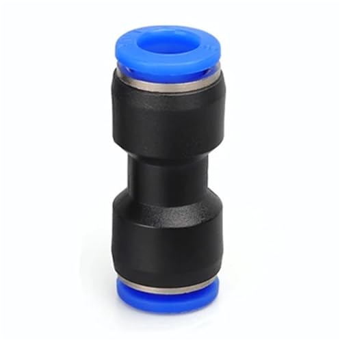 1pc Pneumatische Schnell Anschluss Rohr Air Quick Release Anschluss Schlauch 4 6 8 10 12 14 16mm PU PV PE PY PZA PK SA PM HVFF Blau Kunststoff(PU,8mm) von JPVLCNDJ