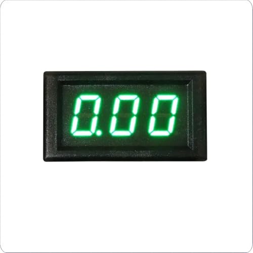 1pc YB28C LED Digital Current Meter 0-5A 10A 20A 50A 100A Amperemeter mit CT Hall-Sensor Ampere Gauge Amp Panel Tester(Green,DC10A) von JPVLCNDJ