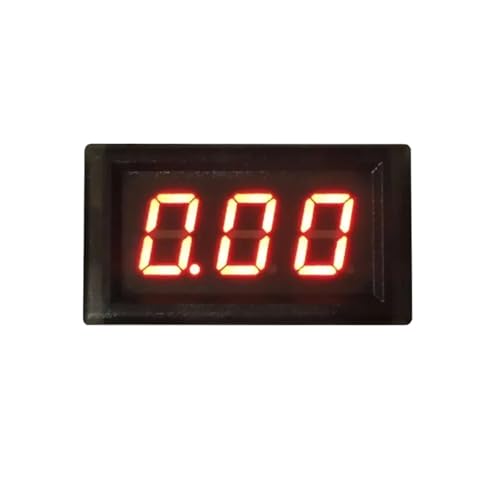1pc YB28C LED Digital Current Meter 0-5A 10A 20A 50A 100A Amperemeter mit CT Hall-Sensor Ampere Gauge Amp Panel Tester(Red,DC50A) von JPVLCNDJ