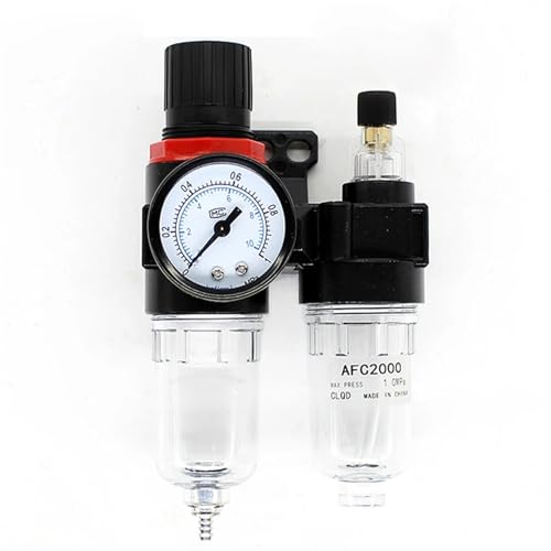 AFR2000 + AL2000 G1/4 Luftkompressor Öl-Wasser-Abscheider Luftfilter for Druckminderer Regler AFC2000 mit PC4 PC6 PC8(AFC2000 add PC4) von JPVLCNDJ