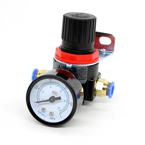 AR2000 02 G1/4'' Druckregler Mini Air Ar2000 Relief Control Kompressor Regler Behandlung Einheiten Ventil Manometer Fitting(AR2000 with PC8mm) von JPVLCNDJ