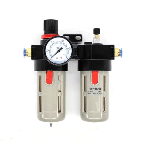 BFR3000 + BL3000 G3/8 Luftkompressor Öl-Wasser-Abscheider Luftfilter for Druckminderer Regler BFC3000 ADD pc8 pc10 12(BFC3000) von JPVLCNDJ