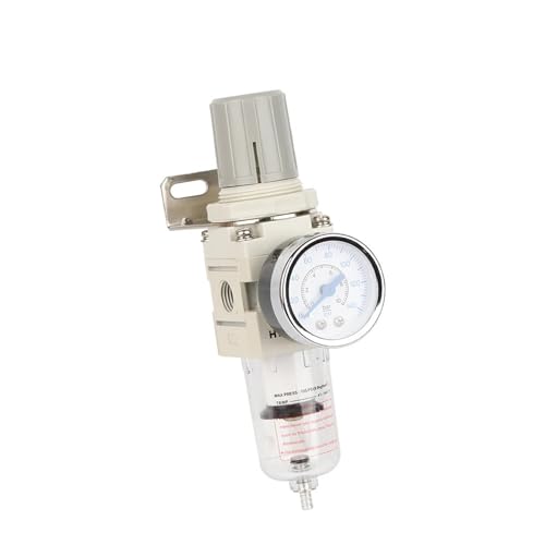 Pneumatischer Kompressor Luftfilter Behandlungsfilter Druckregler Manometer Ölabscheider AW2000-02(8MM) von JPVLCNDJ