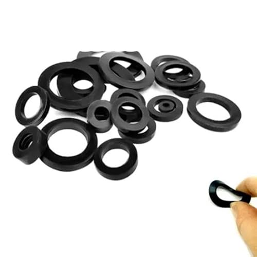 JPWNVF 10 Stück M10-M20 Schwarze Gummi-Unterlegscheibe Dichtung für Schraube-14x28x3 von JPWNVF