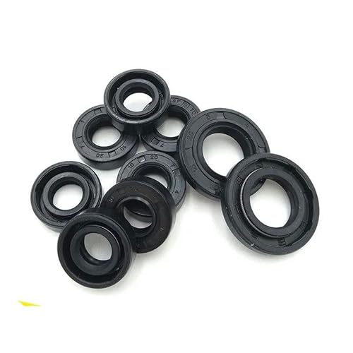 Quadratische Wellendichtringe 5 Stück ID 4 mm 5 mm 6 mm 7 mm 8 mm 9 mm Außendurchmesser 12-34 mm Dicke 4-10 mm Nitrilgummidichtungsringe - 5X18X6 von JPWNVF