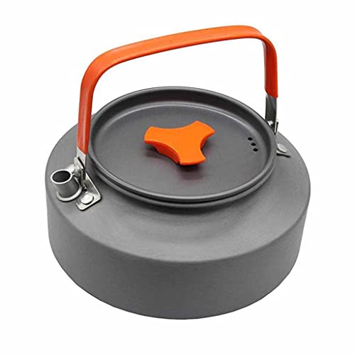 Campingkessel im Freien Kessel Ultraleichte Camping Table Tischgeschirr Außenwanderung Teekanne Outdoor -Picknick -Set (Größe: groß) () () () () () () () von JPXXFM