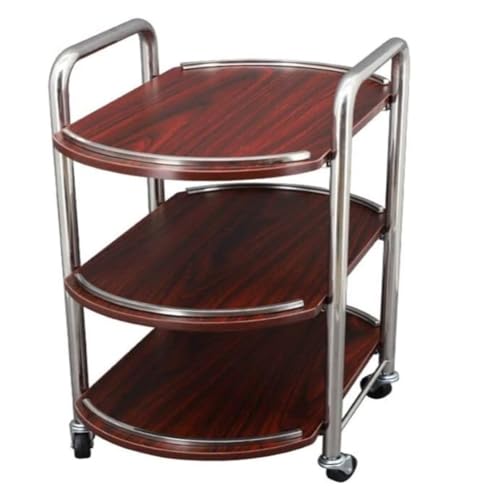 JPXXFM Küchenspeicher Rack Mobile Lagern Rack Trolley 3 Tier Küche Servieren Trolley Große Regale mit Radweinwagen Tee Cart Esswagen Rolling Storage Cart JPXXFM Küchenspeicher Rack Mobile Lagern Rack Trolley 3 Tier Küche Servieren Trolley Große Regale mit Radweinwagen Tee Cart Esswagen Rolling Storage Cart von JPXXFM