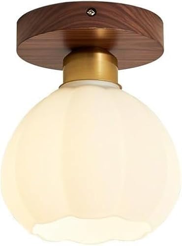 JPXXFM Mitte des Jahrhunderts moderne Dekorationglas Halbflush Mount Deckenleuchte Opal Milchglas Beleuchtung, Wand -Wandleuchten JPXXFM Mitte des Jahrhunderts moderne Dekorationglas Halbflush Mount Deckenleuchte Opal Milchglas Beleuchtung, Wand -Wandleuchten von JPXXFM