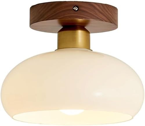JPXXFM Mitte des Jahrhunderts moderne Dekorationglas Halbflush Mount Deckenleuchte Opal Milchglas Beleuchtung, Wand -Wandleuchten JPXXFM Mitte des Jahrhunderts moderne Dekorationglas Halbflush Mount Deckenleuchte Opal Milchglas Beleuchtung, Wand -Wandleuchten von JPXXFM