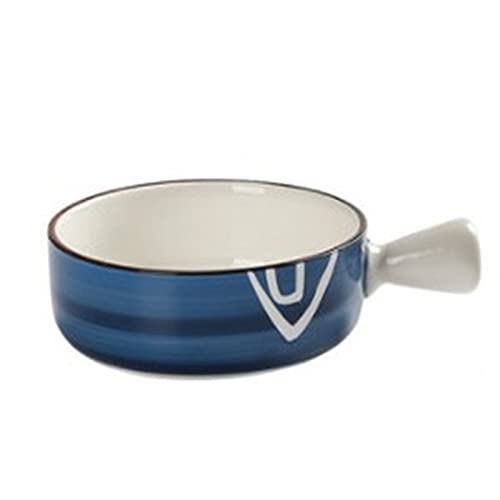 Keramische Nicht-Stick-Backschalen Haushaltsgerichte Tischgeschirr Ofenschalen Spezielle Utensilien Keramik Backschalen Käse-Reisschalen Fruchtplatten (Farbe: 4, Größe: 15,2 x 5,5 cm) von JPXXFM