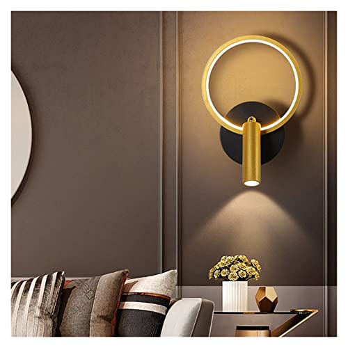 S, Wand, Rotatable moderne Wandleuchte Haushaltsvorrichtung kompatibel mit dem Lernen Wohnzimmer Schlafzimmer Nachteile Gang Korridor Loft Innenbeleuchtung von JPXXFM