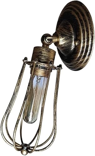 Wandleuchte Retro Metall Wand Industrie Rustikal Rustikaler Outdoor wasserdichtes Retro Bauernhaus Wandleuchte rustikales Licht im Innenraum Schlafzimmer lebende Wandleuchter Treppenkorridor, Wandlam von JPXXFM