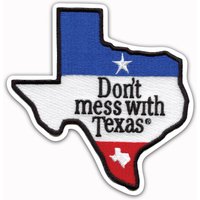 Auto Autoaufkleber Magnetschild - 5x5 Zoll. Kühlschrank Werkzeug Box Magnete Texas State Map Patch Look Don't Mess With von JPsParcels