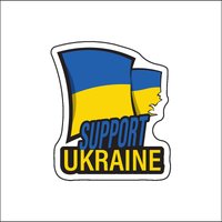Auto Stoßstange Aufkleber Magnet Schild - 15x4 Zoll. Kühlschrank Werkzeug Box Magnete Zur Unterstützung Ukraine Flagge von JPsParcels