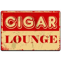 Zigarre Zinn Zeichen Für Bar Lounge Keller Patio Garage Rauchen Haben Eine Retro, Rustikal Und Vintage-Look Stolz Made in Den Usa 12 X 8 von JPsParcels