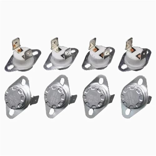 KSD302 16A 250V Normalerweise geschlossener Temperaturschalter Thermostat 40 45 55 65 75 90 100 110 120 130C 2St(95C) von JQDJXMED