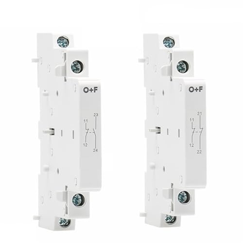 O+F Hilfsschütz for GYHC Househould AC-Schütz 2NO oder 1NO1NC oder 2NC 1St(2NO) von JQDJXMED