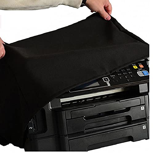 XMZFQ JQDZX Chutzhülle Laserdrucker Drucker, Oxford Wasserdicht, UV-Beständiges, Abdeckung Schutzhülle Staubschutzhaube, Für Laserdrucker Drucker (45 * 45 * 30cm,Black) von XMZFQ