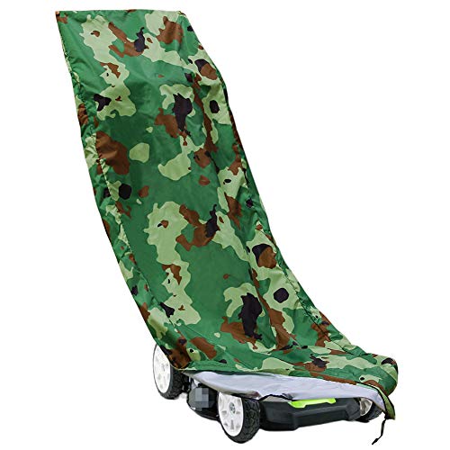 JQDZX Rasenmäher Abdeckung, Abdeckhaube Rasentraktor Staubschutz Wasserdicht staubdicht Schutzhülle Wetterschutz Cover UV-beständig Abdeckplane (Camouflage) von XMZFQ