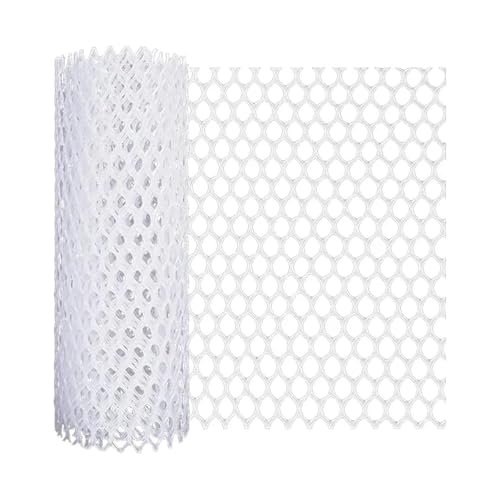 JQGADL Geflügelzaun, Kunststoffgitter, Hühnerzaun Mit Kabelbinder, Kunststoffzaun Gartennetze, Für Garten Haus Hof(Size:1.2 * 50 m/3.94 * 164 ft,Color:Mesh 0.8cm) von JQGADL