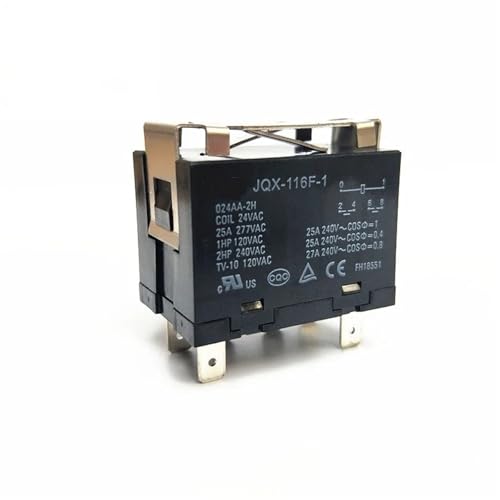 24V relay JQX-116F-1 024AA-2H JQX-116F-1-024AA-2H 24VAC JQX-116F-1-024AA-2H-24VAC 24VAC AC24V 25A 240VAC 6PIN(5PCS) von JQPNBBCEK