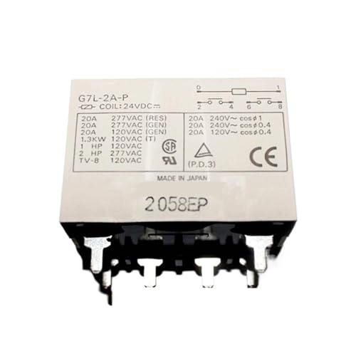 Relay G7L-2A-P 24VDC G7L-2A-P-24VDC G7L2AP G7L2AP24VDC G7L-2A G7L 24VDC DC24V 24V DIP6 2pcs/lot Relay G7L-2A-P 24VDC G7L-2A-P-24VDC G7L2AP G7L2AP24VDC G7L-2A G7L 24VDC DC24V 24V DIP6 2pcs/lot von JQPNBBCEK