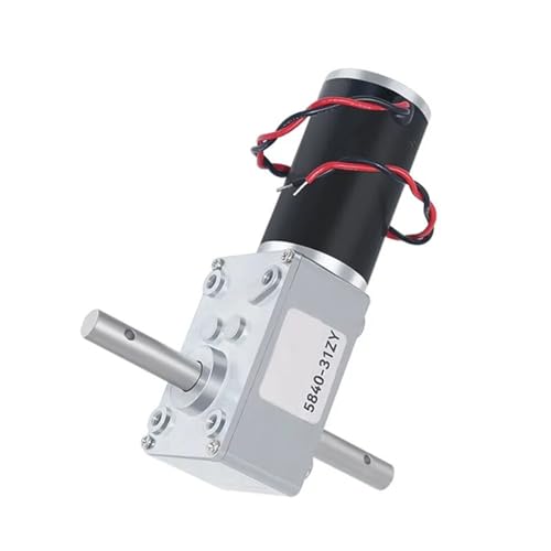 5840-31ZYWorm Gear Double Long Shaft DC Micro Motor 12V~24V 100KG.CM Metal Round Shaft Gear Forward And Reverse Reduction Motor(12RPM_12V) von JQVZKFYFK