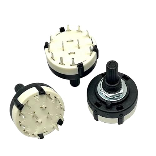 5pcs RS26 Selectable Rotary Band Switch 1 2 3 4 Pole Position 12/6/4/3(2 Pole 6) von JQVZKFYFK