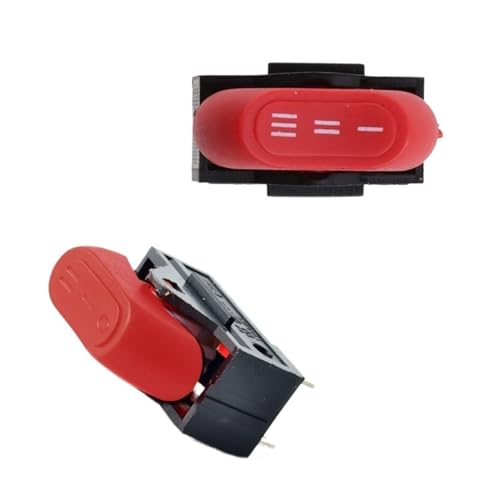 Black Red Electrical Hair Dryer Button Switch On Off Electric Hot Water Bottle Heater Rocker Switch 3 Gear Toggle Type(Red) von JQVZKFYFK