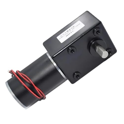 DC12V 24V Strong Torque Gearmotor Metal Turbo Worm Gearbox Engine Reversed Low Speed 250kg.cm Self-Lock Worm DC Gear Motor(24V 53 RPM) von JQVZKFYFK