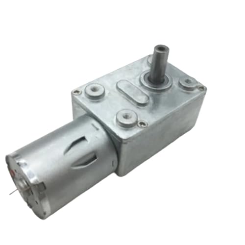JGY370 DC6V/12V24V 2RPM to 150 RPM High Torque Speed Reducer Metal Worm Gear Box Motors Reversible Low Speed Worm Gear Motor(2 RPM_DC 6 VOLT) von JQVZKFYFK