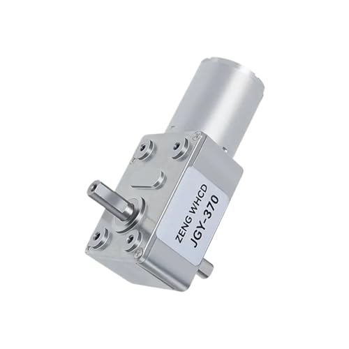 JGY370 Dual-Axis D-Type Hollow Shaft Micro Worm Gear Reduction DC Motor 6v~24v Forward And Reverse High Torque 25KG Metal Motor(30RPM_6V) von JQVZKFYFK