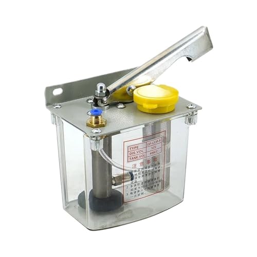 Manual Lubrication Oil Pump With 4mm Output Hole For lubricate Of CNC Linear Motion Guide Rails and Ballscrew Nut(Silver Type) von JQVZKFYFK
