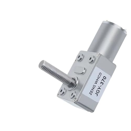 Micro Worm Gear Reduction DC Motor JGY370-M8 Threaded Shaft 6V~24V/Worm Gear Motor Speed Regulation Self-Locking Small Motor(3RPM_12V) von JQVZKFYFK