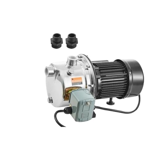 Shallow Well Jet Pump 115Volt Cast Iron/Stainless Steel Irrigation Water Pump for Agricultural Garden Irrigation System(18.5GPM 1HP-Steel) von JQVZKFYFK